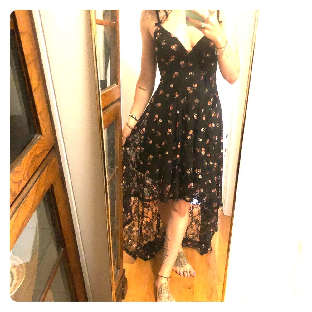 Flower lace dress